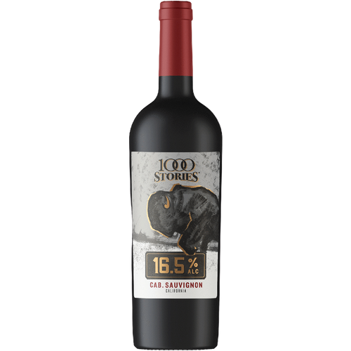 1000 Stories High Alc Cabernet Sauvignon 750ML Front Bottle Label