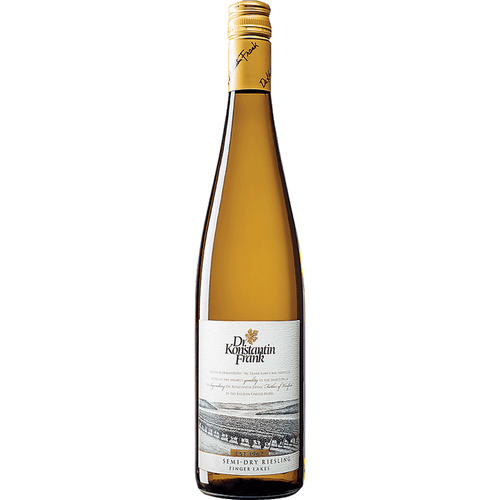 Dr. Konstantin Frank Riesling Semi Dry 750ML Front Bottle Label