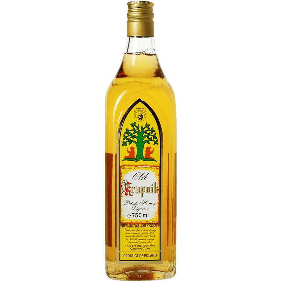 Krupnik Honey Liqueur 750ML Front Bottle Label