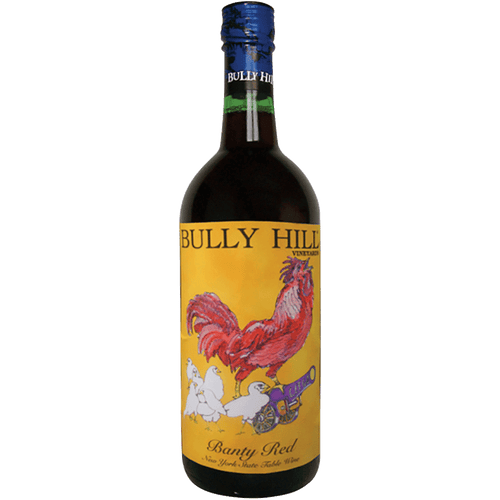 Bully Hill Banty Red 750ML Front Bottle Label