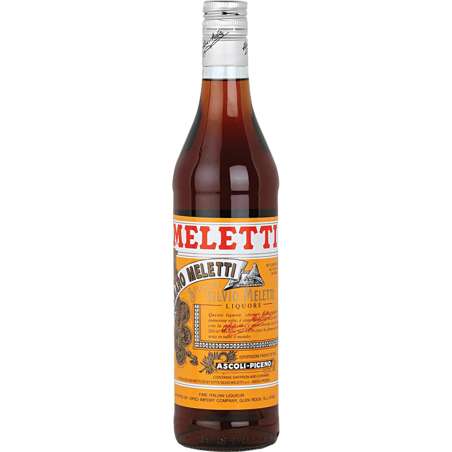 Meletti Amaro 750ML Front Bottle Label