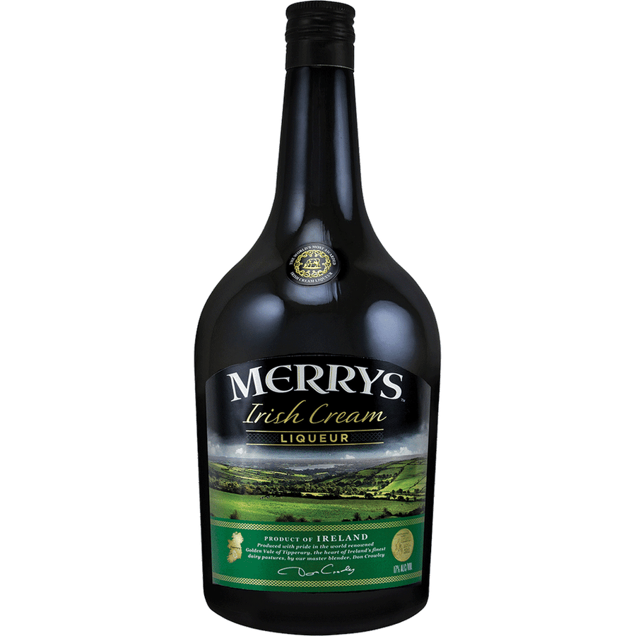 Merrys Irish Cream 750ML Front Bottle Label