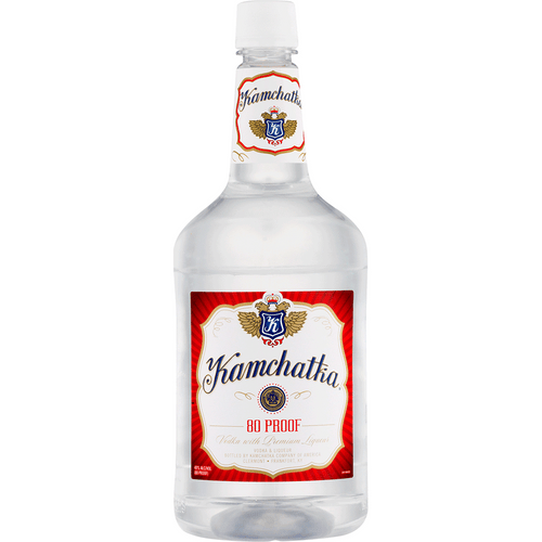 Kamchatka Vodka 1L Front Bottle Label