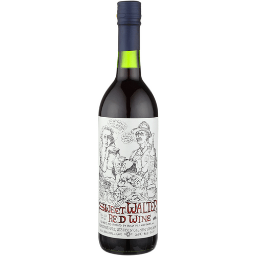 Bully Hill Red Sweet Walters 750ML Front Bottle Label