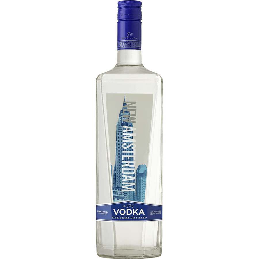 New Amsterdam Original Vodka 50ML Front Bottle Label