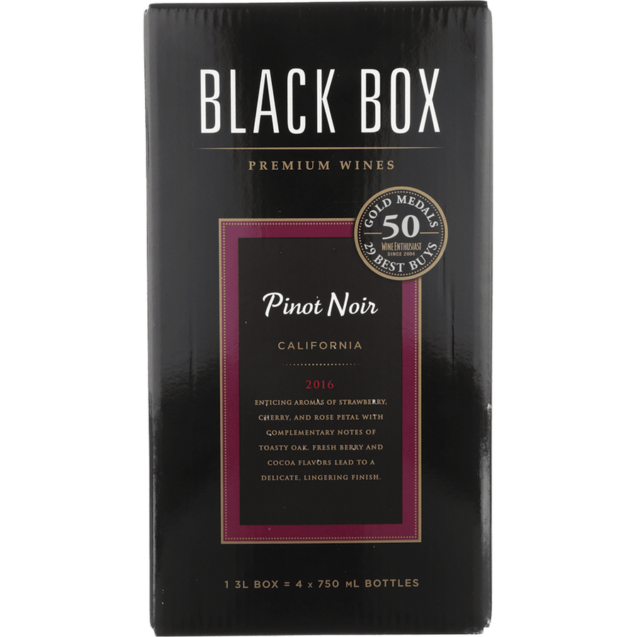 Black Box Pinot Noir 3L Front Bottle Label