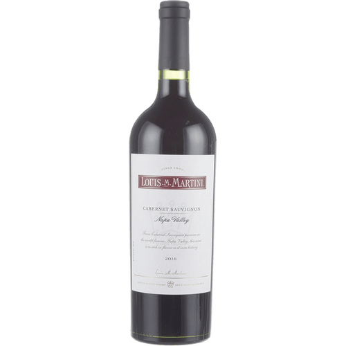 Louis M. Martini Napa Valley Cabernet 750ML Front Bottle Label