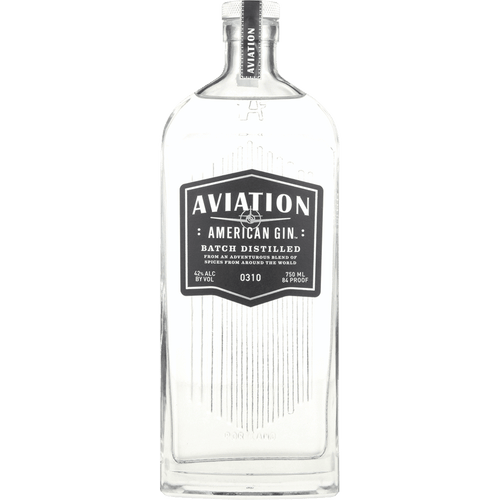 Aviation American Gin 750ML Front Bottle Label