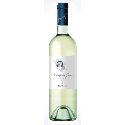 Banfi Principessa Gavia Gavi DOCG 750ML Front Bottle Label