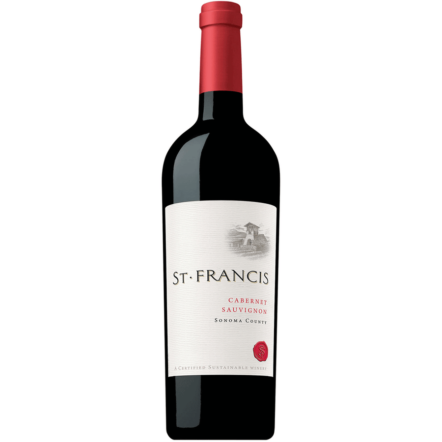 St. Francis Sonoma County Cabernet Sauvignon 750ML Front Bottle Label