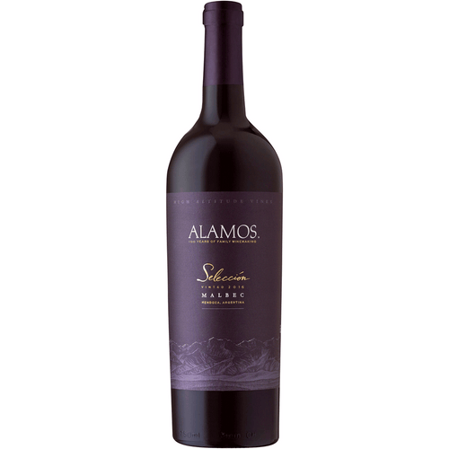 Alamos Malbec Seleccion 750ML Front Bottle Label