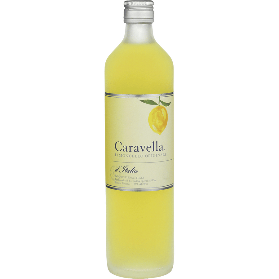 Caravella Limoncello 375ML Front Bottle Label