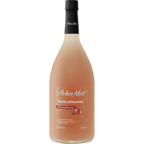 Arbor Mist Strawberry White Zinfandel 1.5L Front Bottle Label