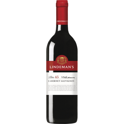 Lindeman's Bin 45 Cabernet Sauvignon 1.5L Front Bottle Label