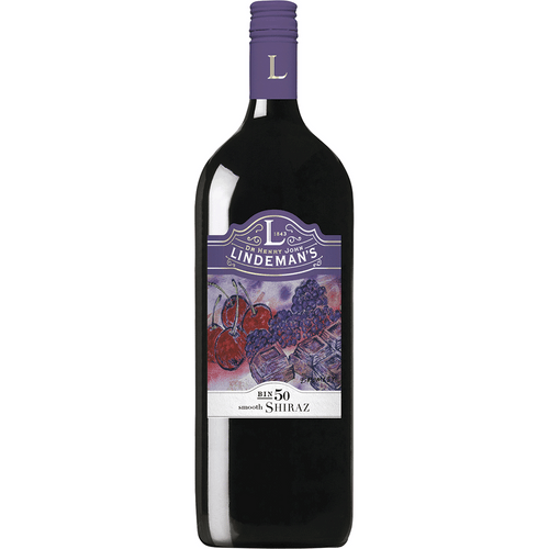 Lindeman's Bin 50 Shiraz 1.5L Front Bottle Label
