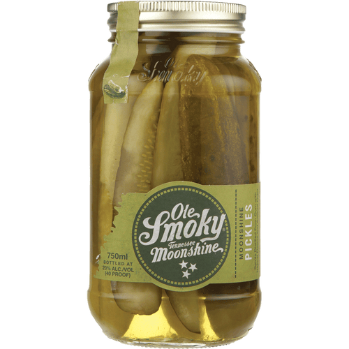 Ole Smoky Moonshine Pickles 750ML Front Bottle Label