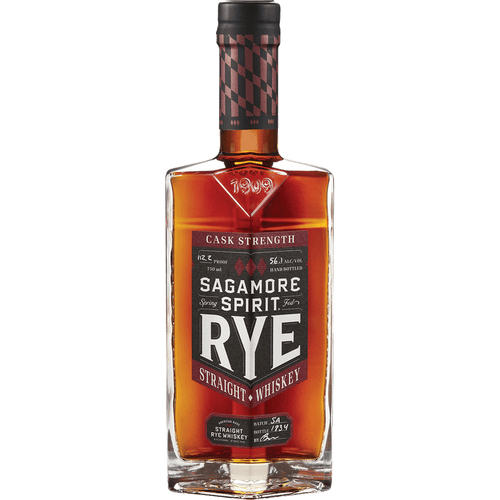 Sagamore Spirit Cask Strength Straight Rye 750ML Front Bottle Label