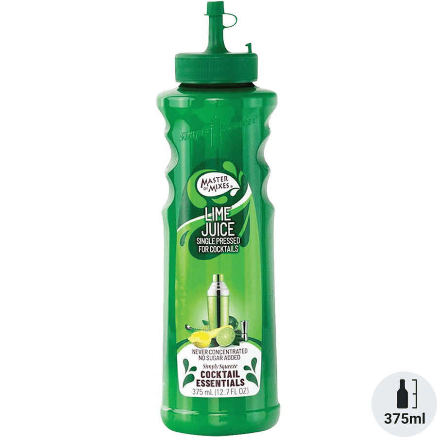 Cocktail Essentials Lime Juice 375ML Front Bottle Label