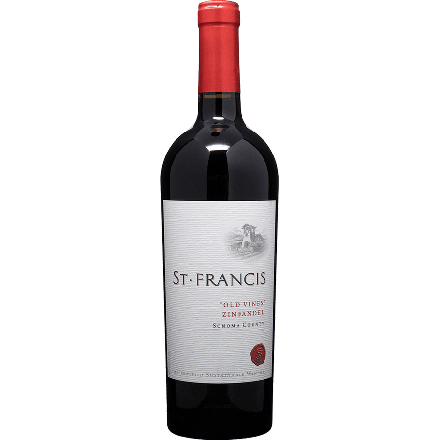 St. Francis Sonoma County Zinfandel 750ML Front Bottle Label