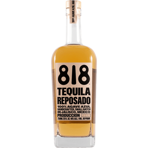 818 Tequila Reposado 750ML Front Bottle Label