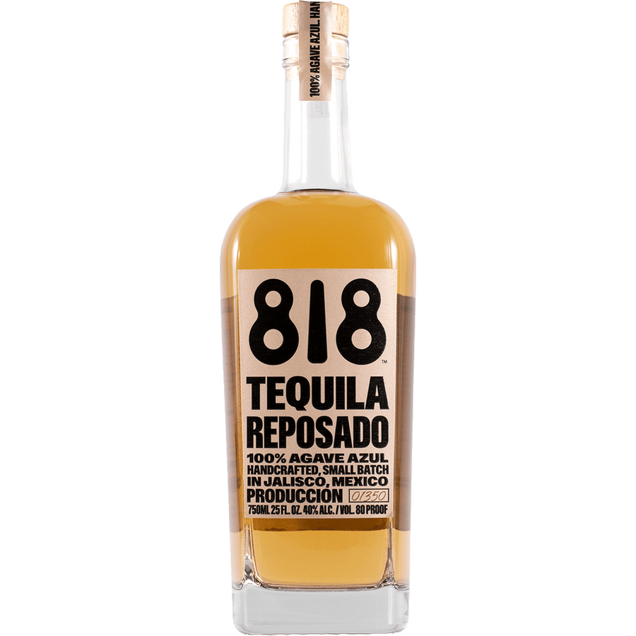 818 Tequila Reposado 750ML Front Bottle Label