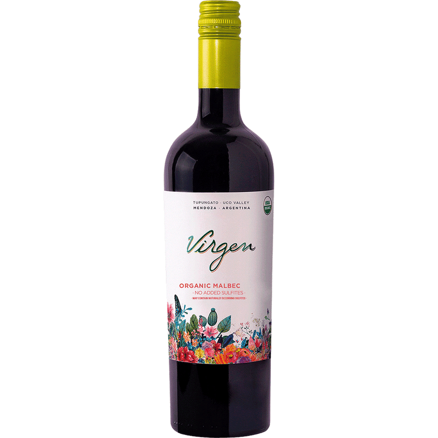 Domaine Bousquet Virgen Malbec 750ML Front Bottle Label