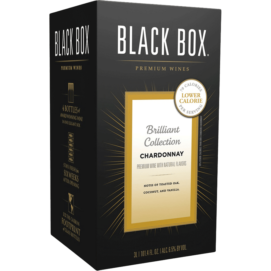 Black Box Brilliant Collection Chardonnay 3L Front Bottle Label