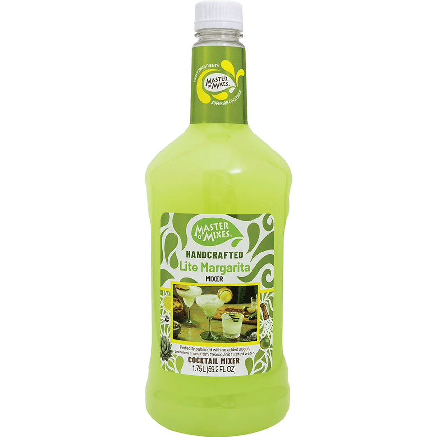 Master of Mixes Margarita 1.75L Front Bottle Label