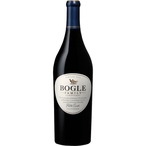 Bogle Vineyards Petite Sirah 750ML Front Bottle Label