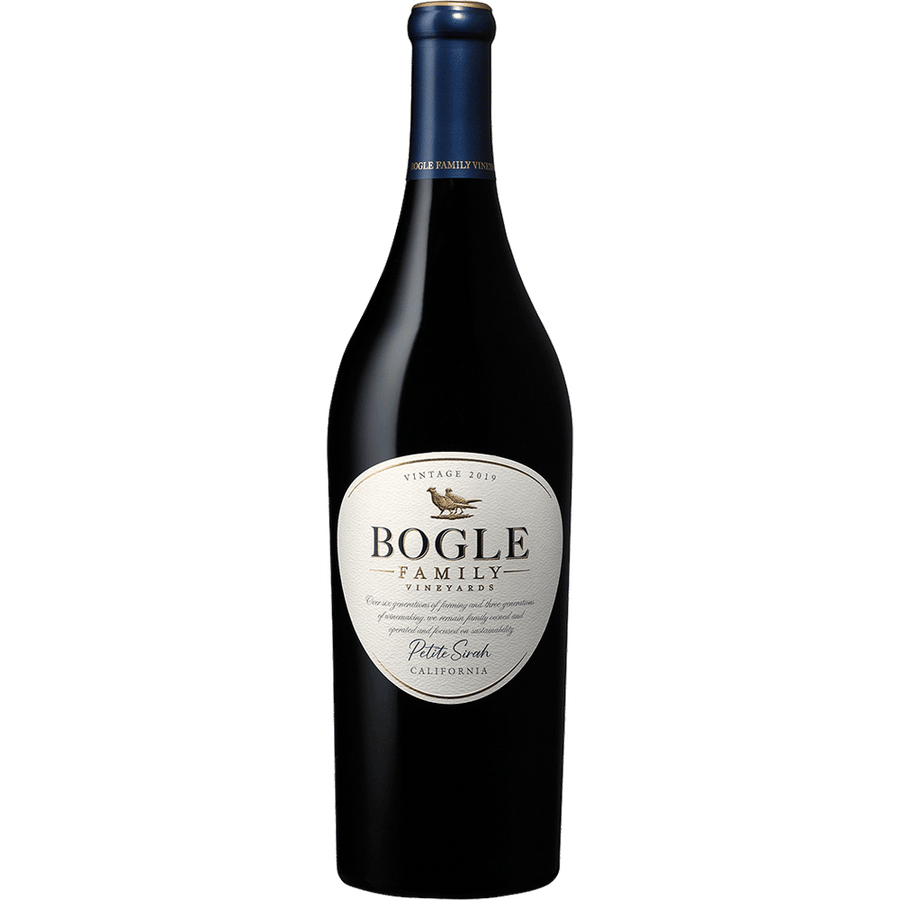Bogle Vineyards Petite Sirah 750ML Front Bottle Label