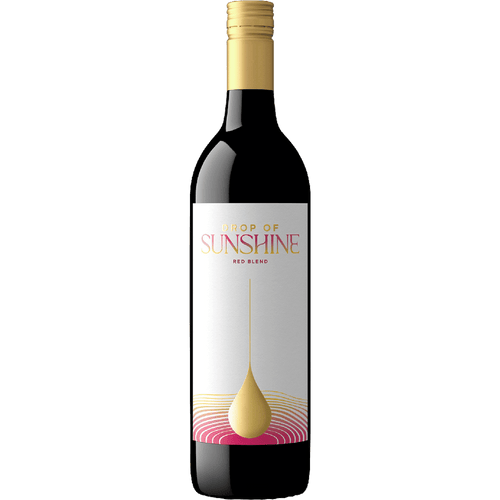 Drop of Sunshine Red Blend 750ML Front Bottle Label