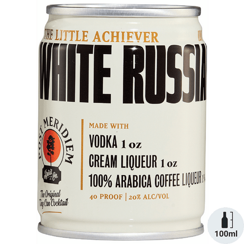 Post Meridiem White Russian 100ml ready-to-drink cocktail can