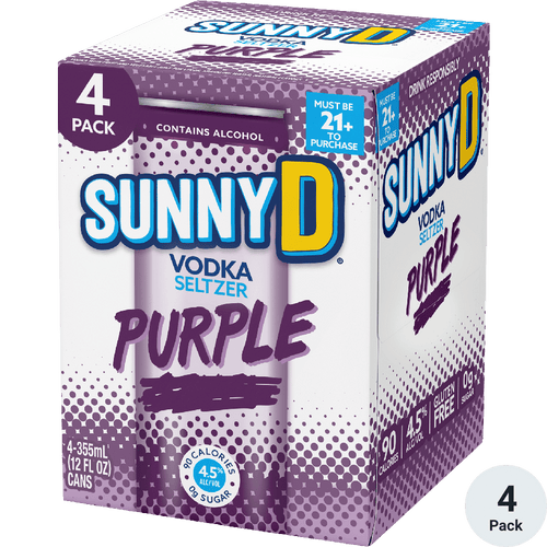 SunnyD Vodka Seltzer Purple