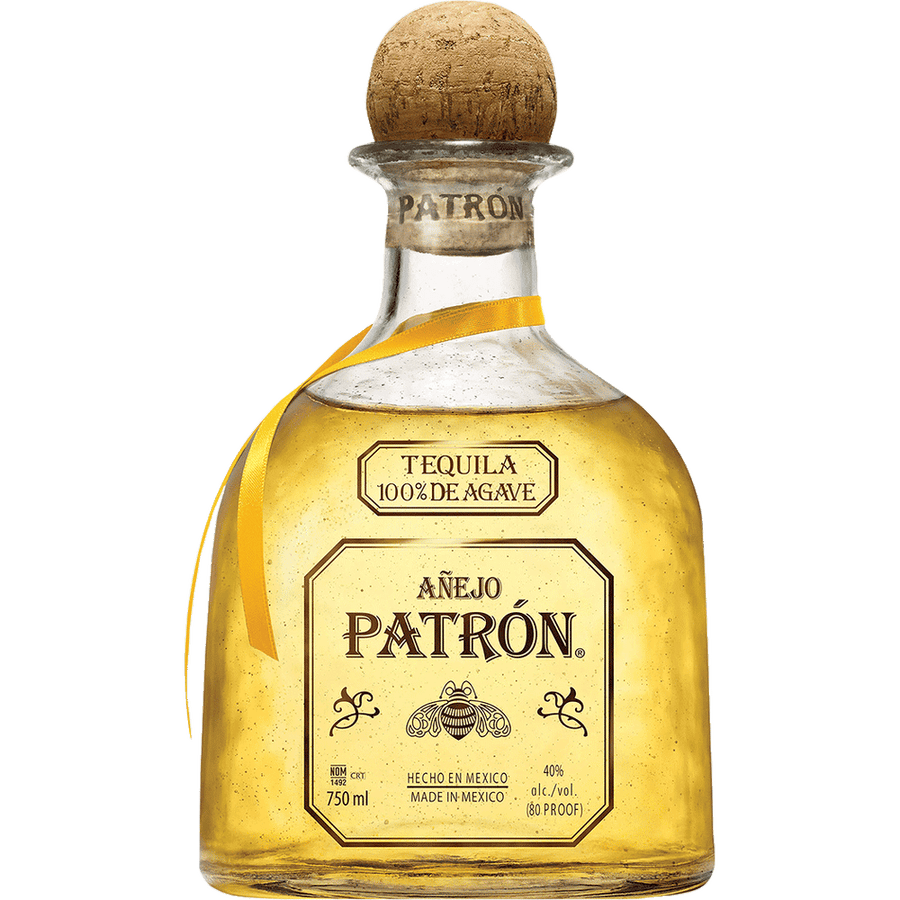 Patron Anejo 750ML Front Bottle Label