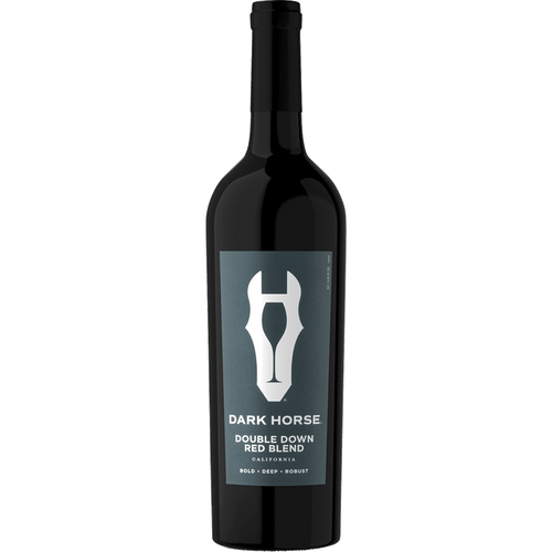 Dark Horse Double Down Red Blend 750ML Front Bottle Label