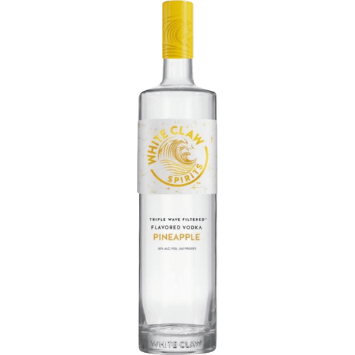 White Claw Spirits Pineapple Flavored Vodka 750ML Front Bottle Label