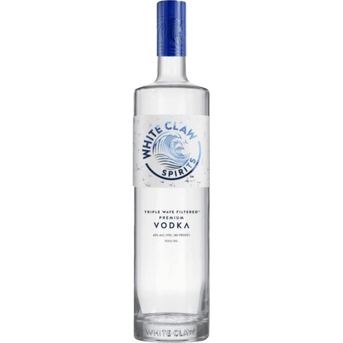 White Claw Spirits Premium Vodka 750ML Front Bottle Label