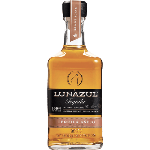 Lunazul Anejo 750ML Front Bottle Label
