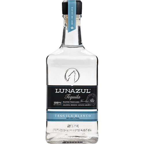 Lunazul Blanco 750ML Front Bottle Label
