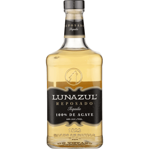 Lunazul Reposado 750ML Front Bottle Label