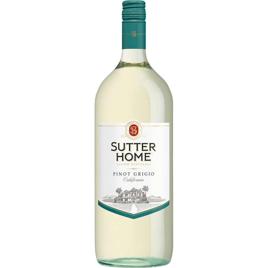 Sutter Home Pinot Grigio 4pk 187ML Front Bottle Label