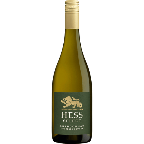 Hess Wines Chardonnay California 750ML Front Bottle Label