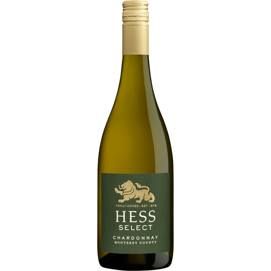 Hess Wines Chardonnay California 750ML Front Bottle Label