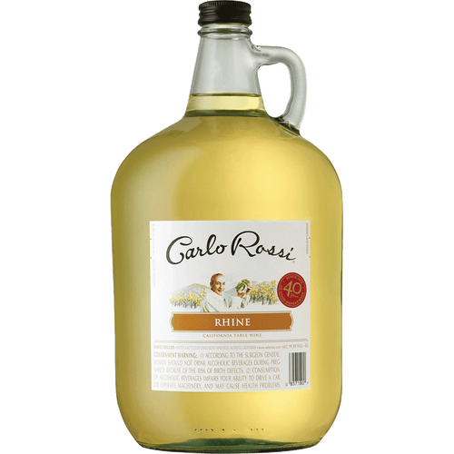 Carlo Rossi Rhine 4L Front Bottle Label