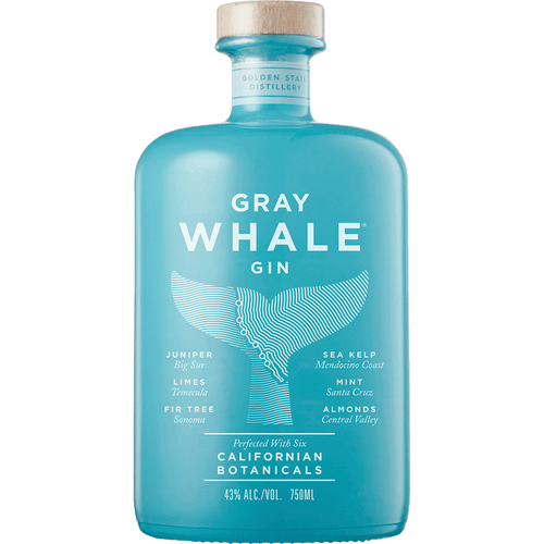 Gray Whale Gin 750ML Front Bottle Label