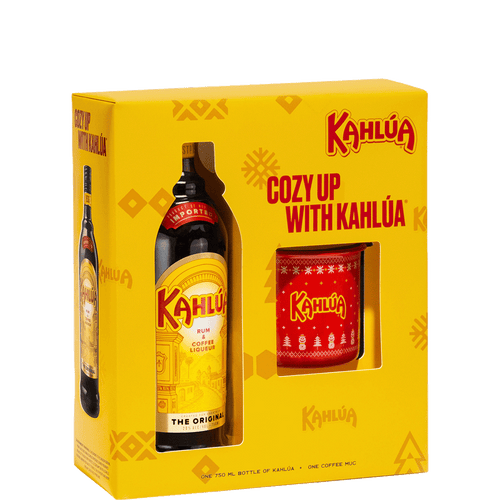 Kahlua Coffee Liqueur Gift Pack 750ML Front Bottle Label