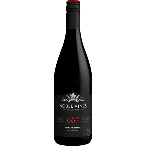 Noble Vines Pinot Noir 667 Monterey 750ML Front Bottle Label