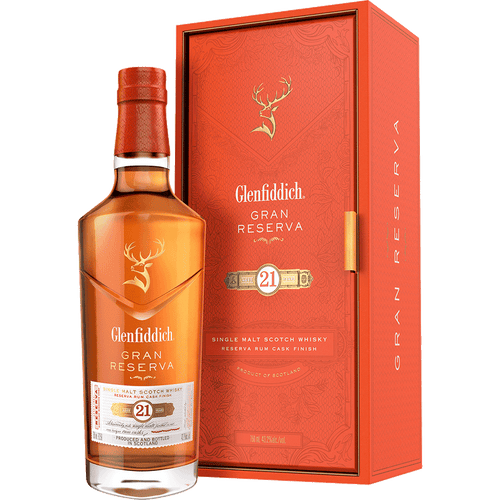 Glenfiddich 21Yrs Gran Reserva 750ML Front Bottle Label