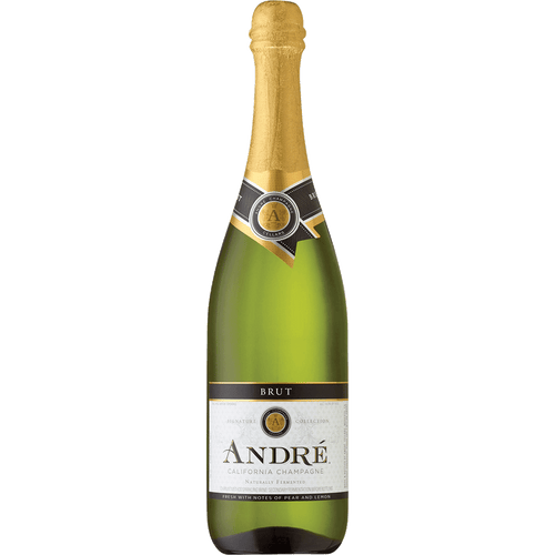 Andre California Brut 750ML Front Bottle Label