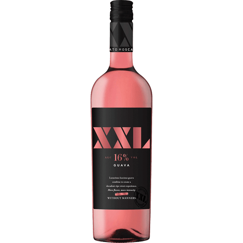 XXL Moscato Guava 750ML Front Bottle Label